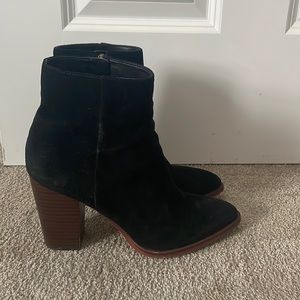 Sam Edelman Black/Brown Heel Boots